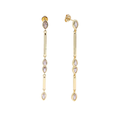 18K Gold Plated Drop Earrings