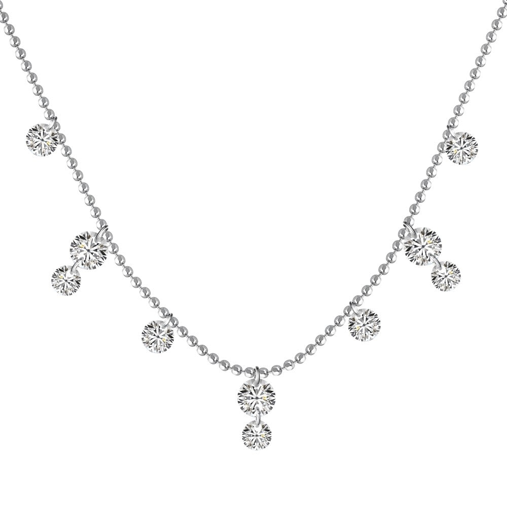 Celeste Solitaire Necklace