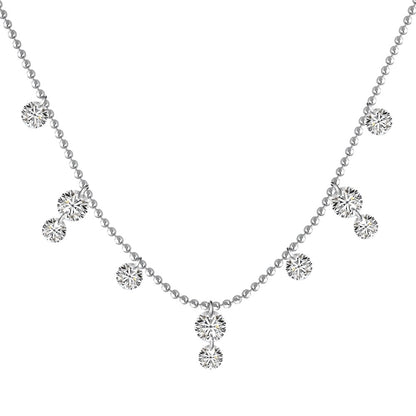 Celeste Solitaire Necklace