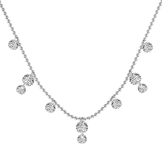 Celeste Solitaire Necklace