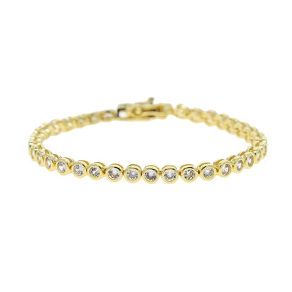 Bezel Tennis Bracelet