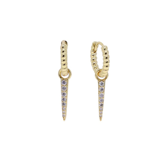 18k Huggie Earrings