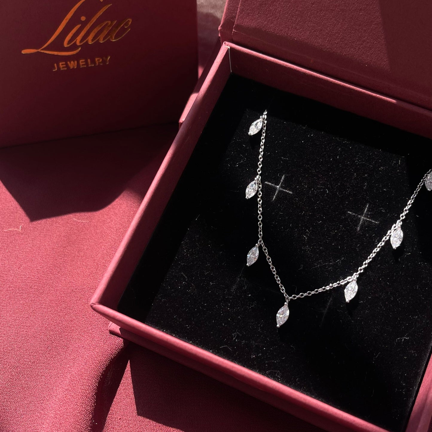 Lilac Dainty Spark Choker