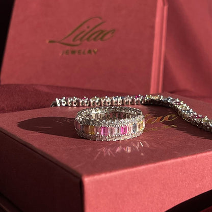 Lilac Bloom Eternity Band