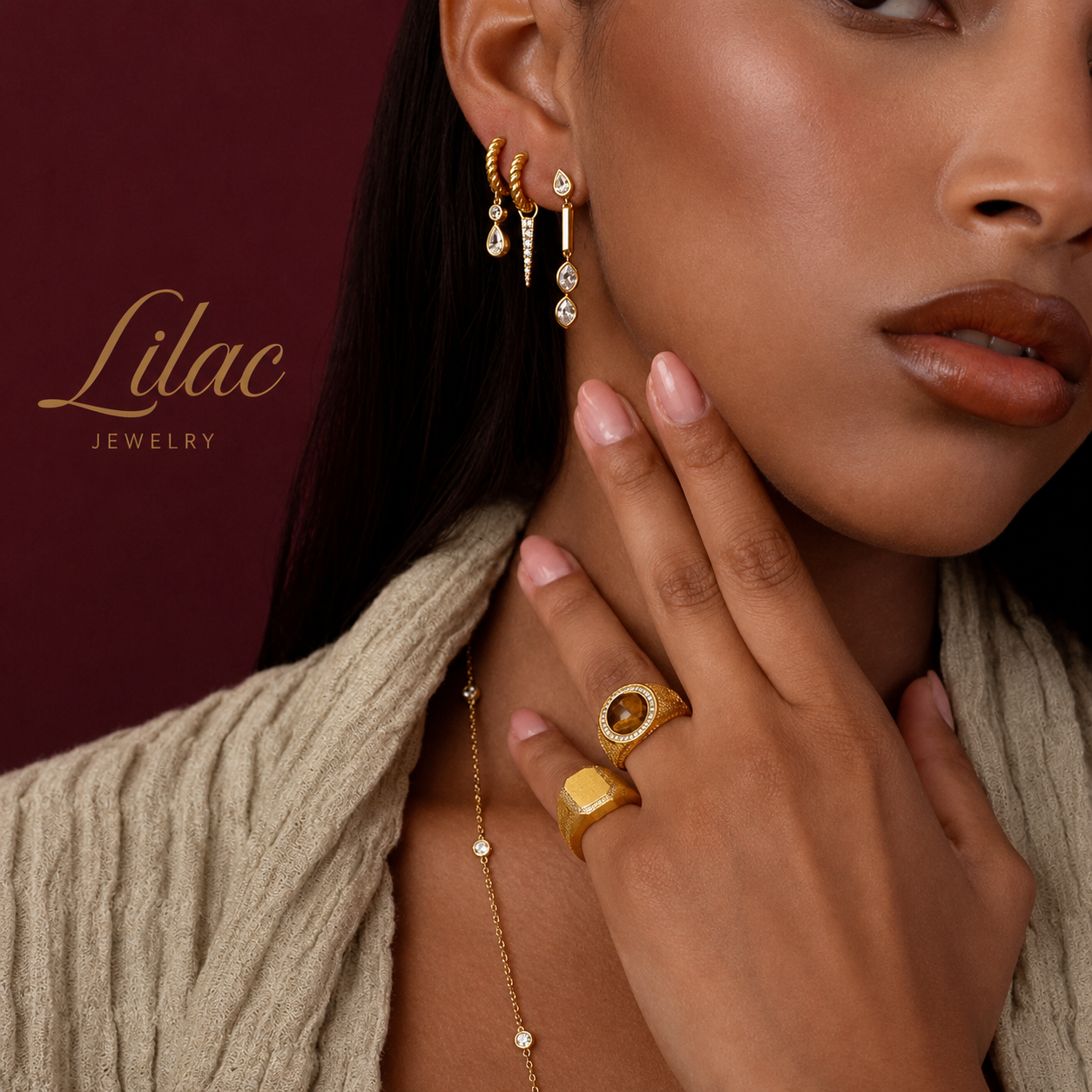 18k Huggie Earrings